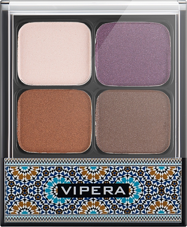 Prasowany cień do powiek - Vipera Quatro Eyeshadow — Zdjęcie N2