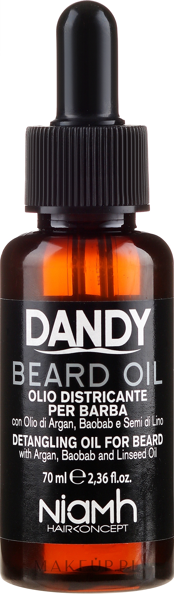 Olejek do brody i wąsów - Niamh Hairconcept Dandy Beard Oil — Zdjęcie 70 ml