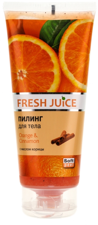 Peeling do ciała Pomarańcza i cynamon - Fresh Juice Orange & Cinnamon