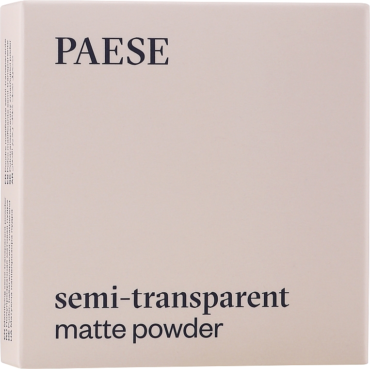 Półtransparentny puder w kompakcie - Paese Matter Powder Semitransparent — Zdjęcie N3