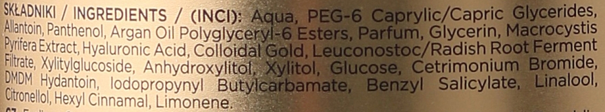 Luksusowy przeciwzmarszczkowy płyn micelarny 3 w 1 - Eveline Cosmetics Gold Lift Expert — Zdjęcie N2