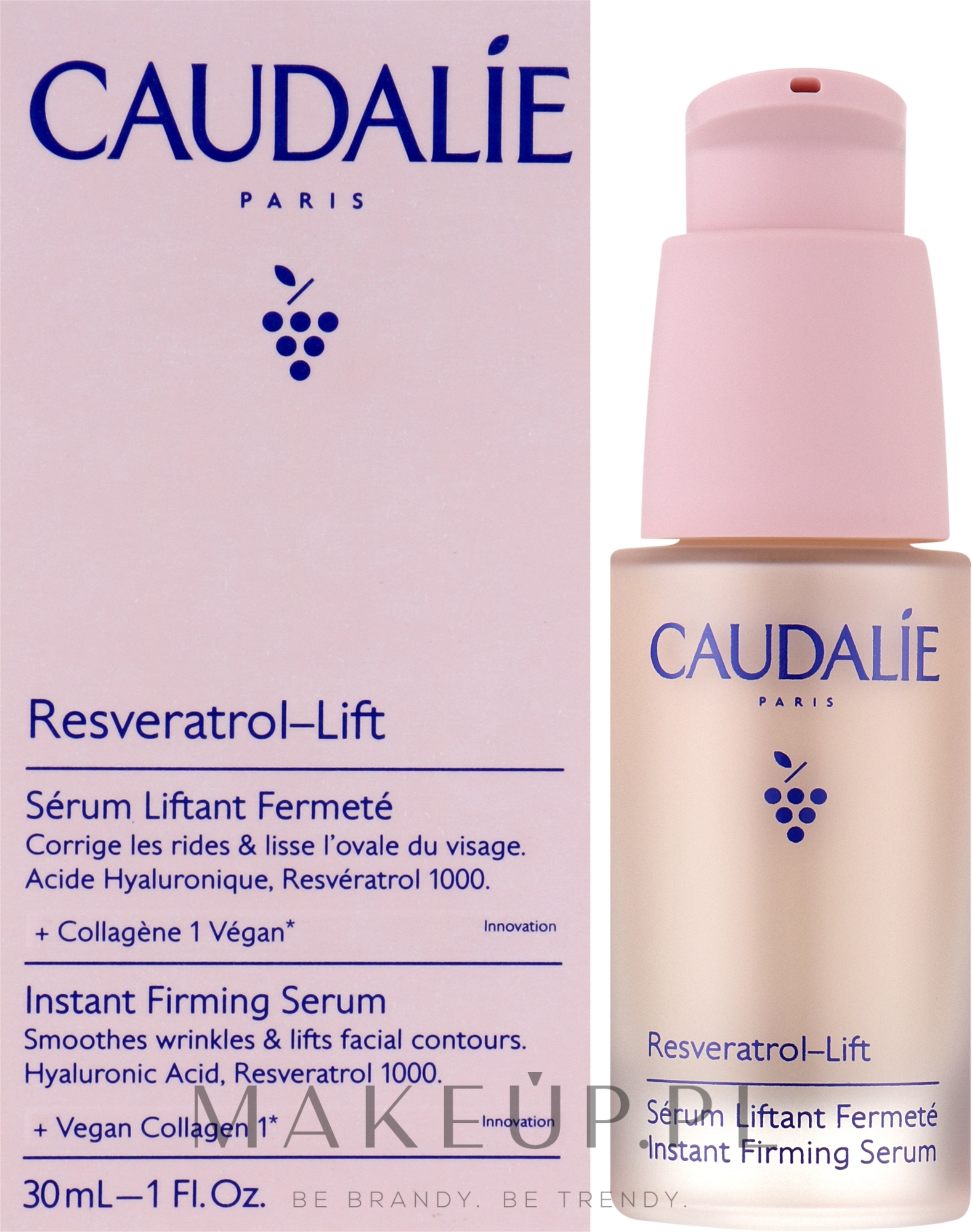 Ujędrniające serum do twarzy z efektem liftingu - Caudalie Resveratrol-Lift Instant Firming Serum New — Zdjęcie 30 ml