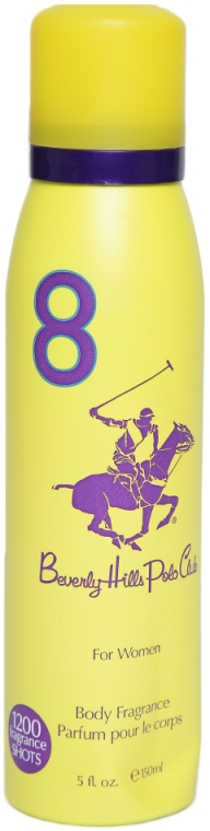 Beverly Hills Polo Club Women No 8 - Perfumowany dezodorant w sprayu — Zdjęcie N1