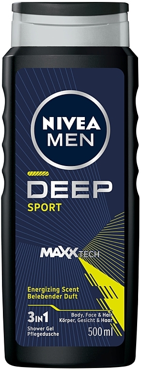 Żel pod prysznic - NIVEA MEN Deep Sport — Zdjęcie N1