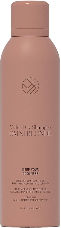 Suchy szampon do włosów blond i rozjaśnionych - Omniblonde Keep Your Coolness Dry Shampoo — Zdjęcie N2