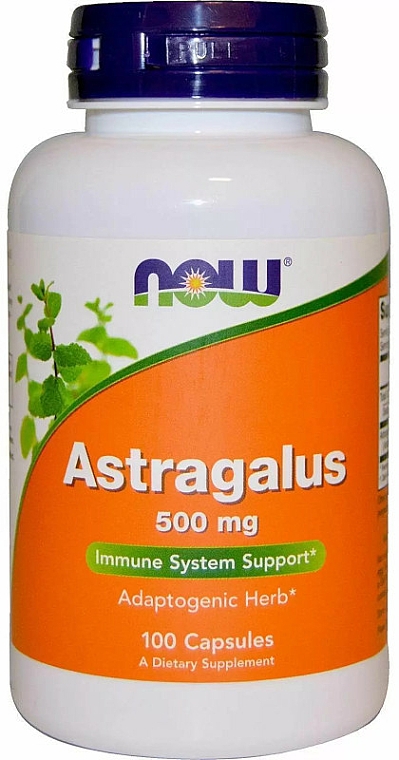 Astragalus w kapsułkach - Now Foods Astragalus — Zdjęcie N1