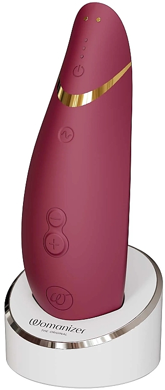 PRZECENA! Podciśnieniowy stymulator łechtaczki, bordowy - Womanizer Premium 2 Bordeaux * — Zdjęcie N2