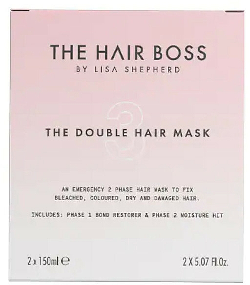 Wygładzająco-nawilżająca maska do włosów - The Hair Boss The Double Hair Mask — Zdjęcie N1