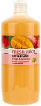 Kremowe mydło z olejkiem kameliowym Mango i karambola - Fresh Juice Mango & Carambol — Zdjęcie N1