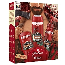 Zestaw - Old Spice The Legend Bearglove (sh/gel/250ml + deo/50ml + spray/150ml + domino/1pc) — Zdjęcie N2