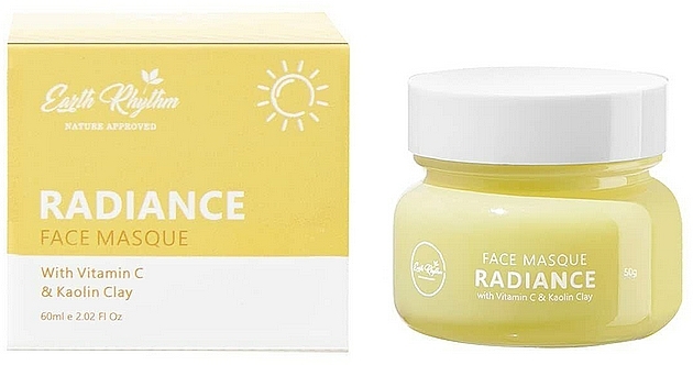 Maseczka do twarzy z witaminami i glinką kaolinową - Earth Rhythm Radiance Face Masque With Vitamin & Kaolin Clay — Zdjęcie N1