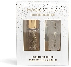 Kup Zestaw do aplikacji brokatu - Magic Studio Diamond Collection Sparkle On-The-Go Loose Glitter & Adhesive