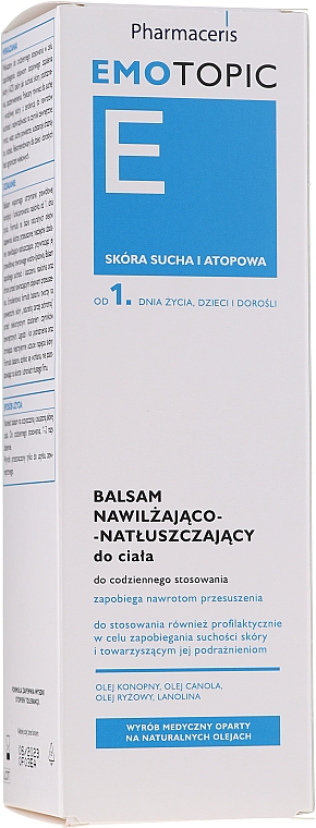 Balsam nawilżająco-natłuszczający do ciała - Pharmaceris E Emotopic Hydrating Lipid-Replenishing Body Balm — Zdjęcie N2