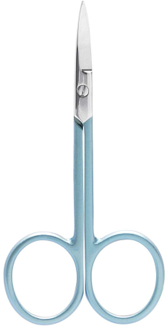 Nożyczki do skórek, niebieskie - Titania Cuticle Scissors Blue — Zdjęcie N1