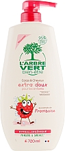 Krem-żel pod prysznic dla dzieci z ekstraktem z malin - L’Arbre Vert Cream Shower Gel — Zdjęcie N1