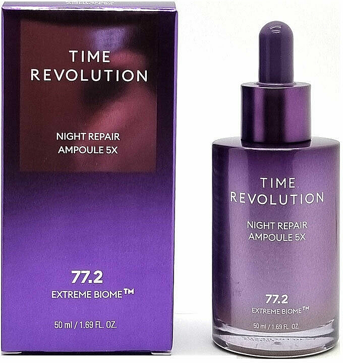 Serum do twarzy na noc - Missha Time Revolution Night Repair Ampoule 5X