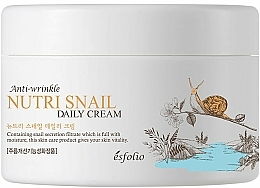 Kup Nawilżający krem do twarzy ze śluzem ślimaka - Esfolio Nutri Snail Daily Cream
