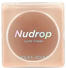 Róż do policzków - Holika Holika Nudrop Lumi Cheek — Zdjęcie N1