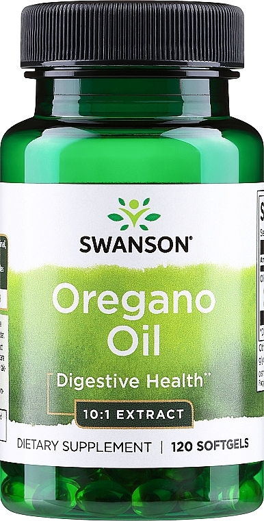 Suplement diety Olej z oregano - Swanson Oregano Oil 10:1 Extract 150 mg — Zdjęcie N1