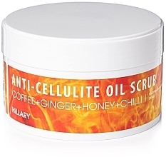 Zestaw - Hillary Anti-Cellulite Fire (scr/200 g + oil/100 ml + soap/100 g) — Zdjęcie N2