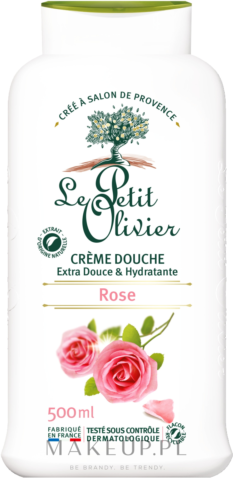 Krem pod prysznic Róża - Le Petit Olivier Extra Gentle Shower Cream Rose — Zdjęcie 500 ml