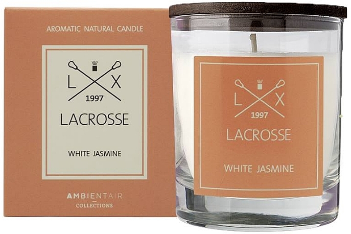 PRZECENA! Świeca zapachowa Biały jaśmin - Ambientair Lacrosse White Jasmine * — Zdjęcie N2