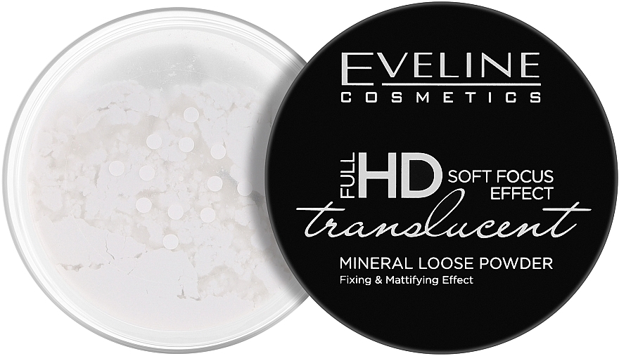 Sypki puder, translucent - Eveline Cosmetics Full HD  — Zdjęcie N1