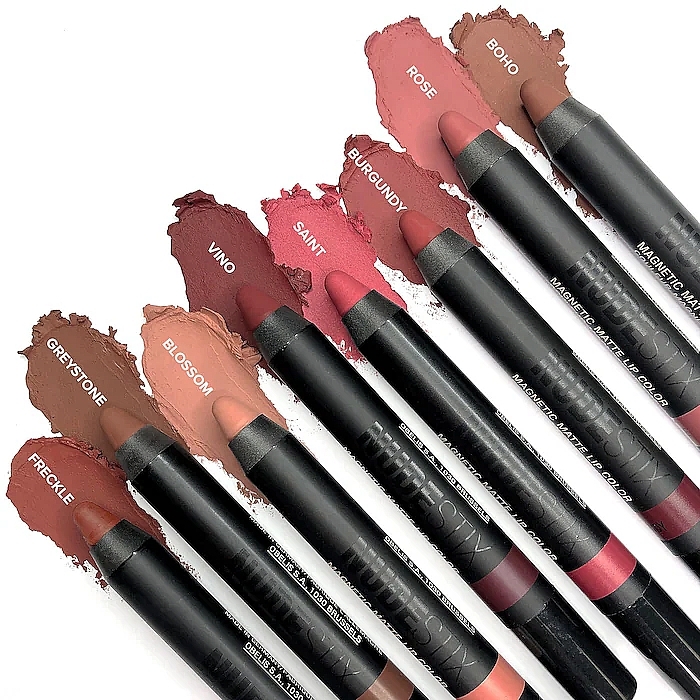 Długotrwała matowa szminka - Nudestix Magnetic Matte Lip Color — Zdjęcie N3