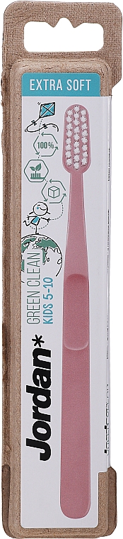 Szczoteczka do zębów dla dzieci 5-10 lat, miękka - Jordan Green Clean Kids