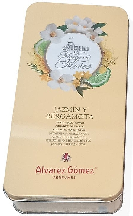 Alvarez Gomez Agua Fresca de Flores Jasmine And Bergamot - Woda toaletowa (metalowe pudełko) — Zdjęcie N2