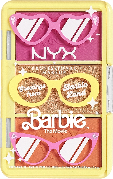 Paleta do konturowania - NYX Professional Makeup Barbie Limited Edition Collection Greetings From Barbieland — Zdjęcie N1