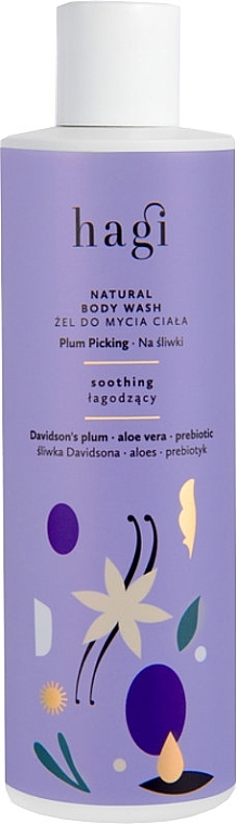 Żel do mycia ciała Na śliwki - Hagi Plum Picking Natural Body Wash — Zdjęcie N1