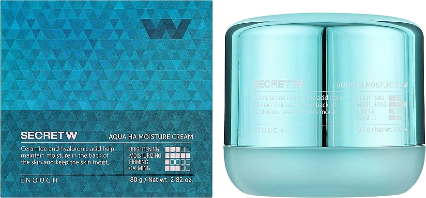 Krem do twarzy - Enough Secret W Aqua Ha Moisture Cream — Zdjęcie N2