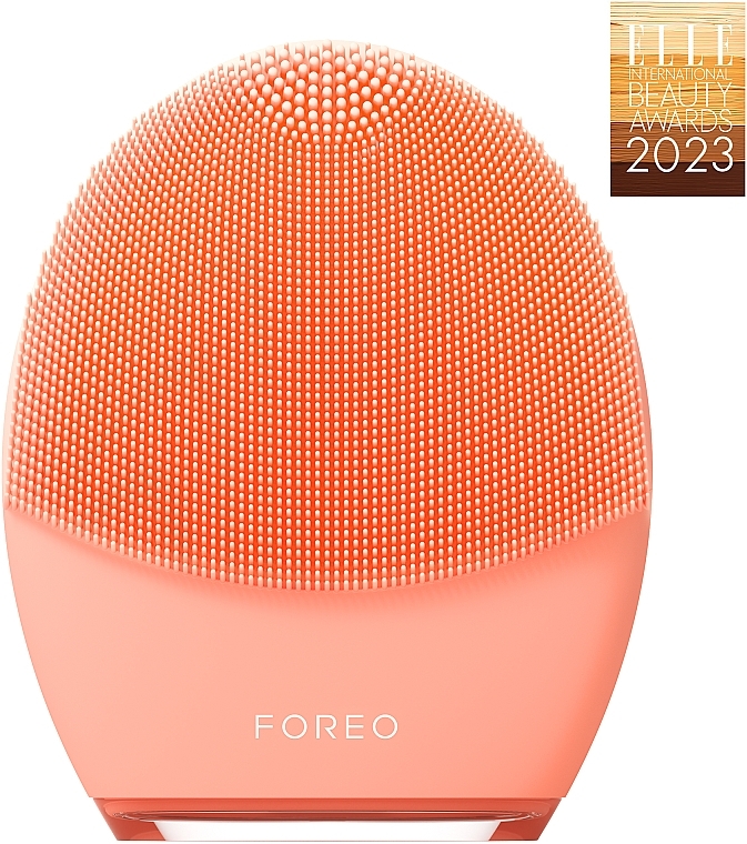 Szczoteczka do czyszczenia dla zrównoważonej skóry twarzy - Foreo Luna 4 Balanced Skin Peach — Zdjęcie N1