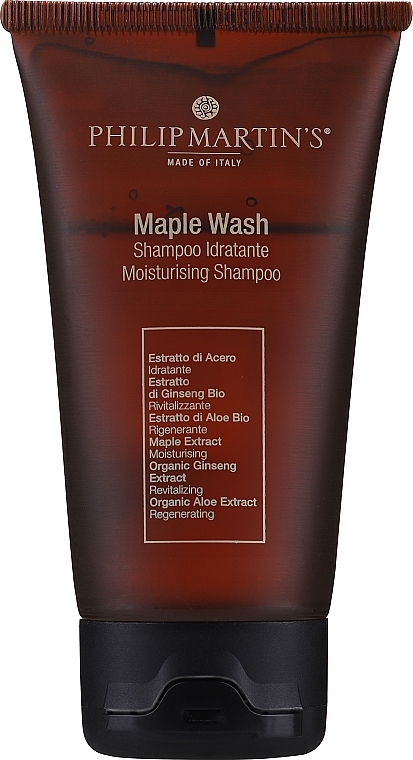 Odżywczo-nawilżający szampon z ekstraktem z klonu - Philip Martin's Maple Wash (mini)