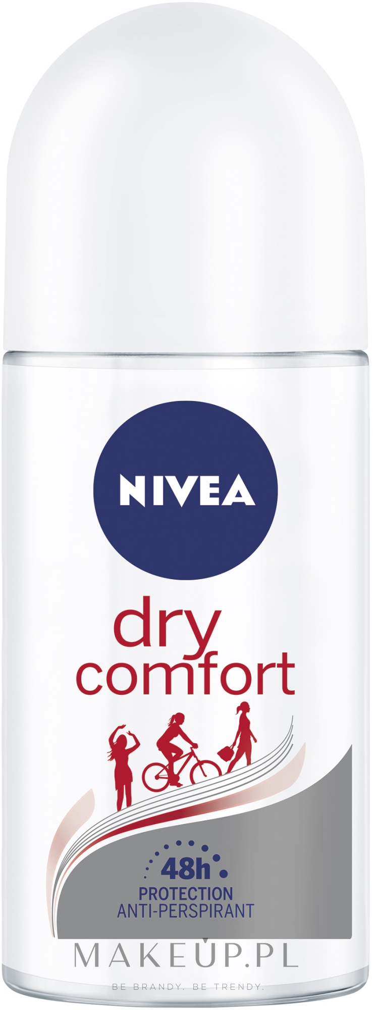 Antyperspirant w kulce - NIVEA Deodorant Dry Comfort Plus 48H Roll-On — Zdjęcie 50 ml