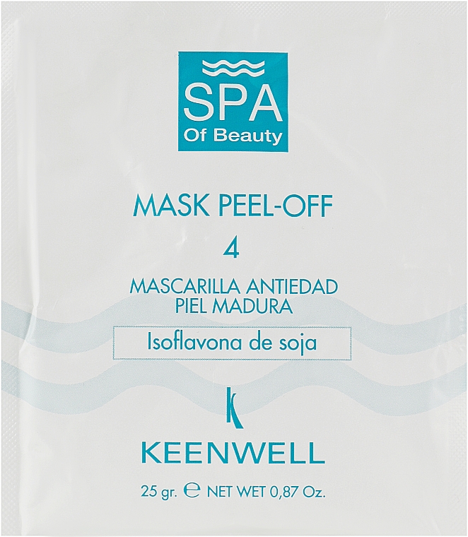 Odmładzająca maska alginatowa do twarzy - Keenwell SPA of Beauty Mask Peel-Off 4 — Zdjęcie N1