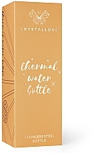 Butelka termiczna na wodę, 500 ml - Crystallove Thermo Water Bottle Peach Fuzz — Zdjęcie N5