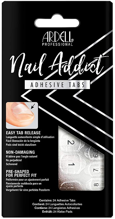 Sztuczne paznokcie - Ardell Nail Addict Artifical Nail Set Adhesive Tabs — Zdjęcie N1