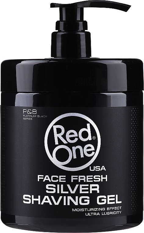 Żel do golenia - Red One Face Fresh Shaving Gel Silver — Zdjęcie N1