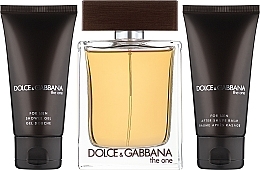 Kup Dolce & Gabbana The One For Men - Zestaw (edt 100 ml + ash/balm 75 ml + sh/gel 50 ml)