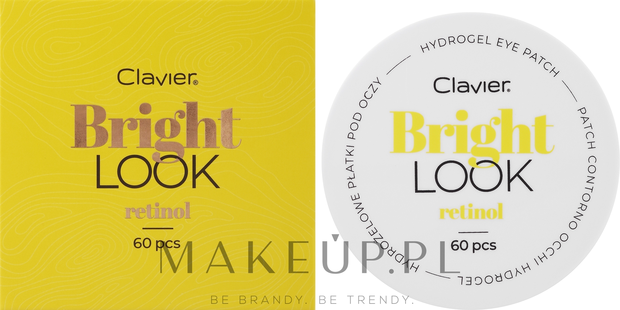 Hydrożelowe płatki pod oczy z retinolem - Clavier Bright Look Retinol Hydrogel Eye Patch — Zdjęcie 60 szt.