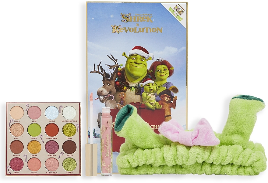 Zestaw - Makeup Revolution x Shrek Family & Gift Set — Zdjęcie N2