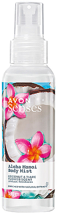 Mgiełka do ciała Kokos i kwiaty Tahiti - Avon Senses Aloha Monoi Body Mist