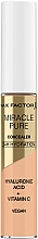 Rozświetlająco-nawilżający korektor do twarzy - Max Factor Miracle Pure Concealer — Zdjęcie N1