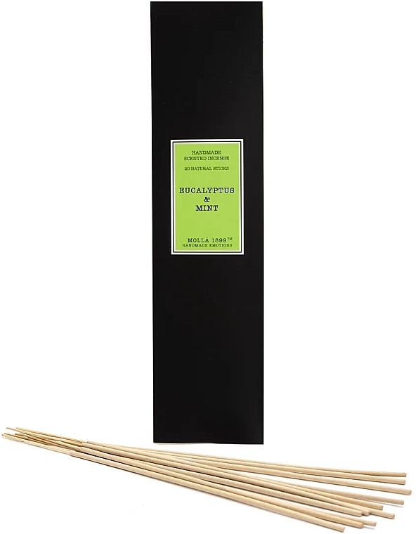 Patyczki zapachowe - Cereria Molla Incense Sticks Eucalyptus & Mint — Zdjęcie N1