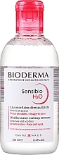 Płyn micelarny do oczyszczania twarzy i demakijażu - Bioderma Sensibio H2O — Zdjęcie N2