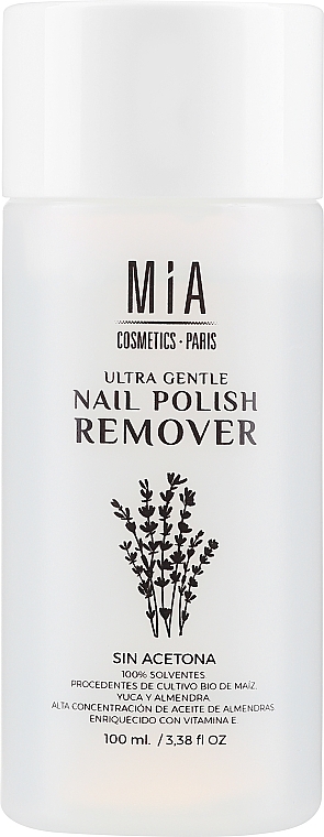 Zmywacz do paznokci - Mia Cosmetics Paris Ultra Gentle Nail Polish Remover — Zdjęcie N1