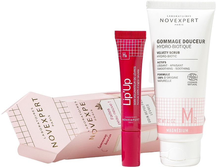 Zestaw - Novexpert Kit (scrub/60ml + lip/balm/8ml)  — Zdjęcie N2