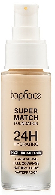 Podkład do twarzy - Topface Super Match 24H Foundation — Zdjęcie N1